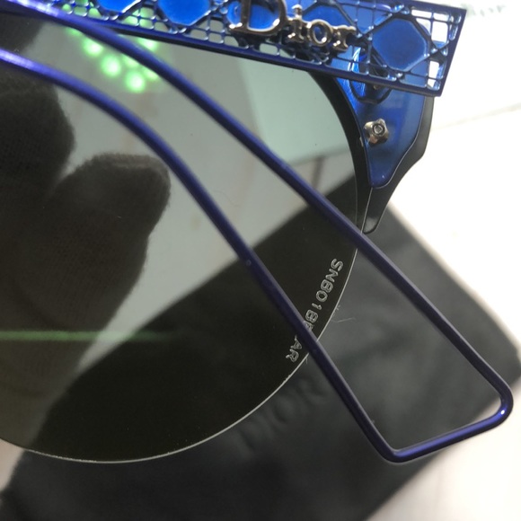 DIOR Diorama Club Gray Oval Men’s Sunglasses - Picture 5 of 6